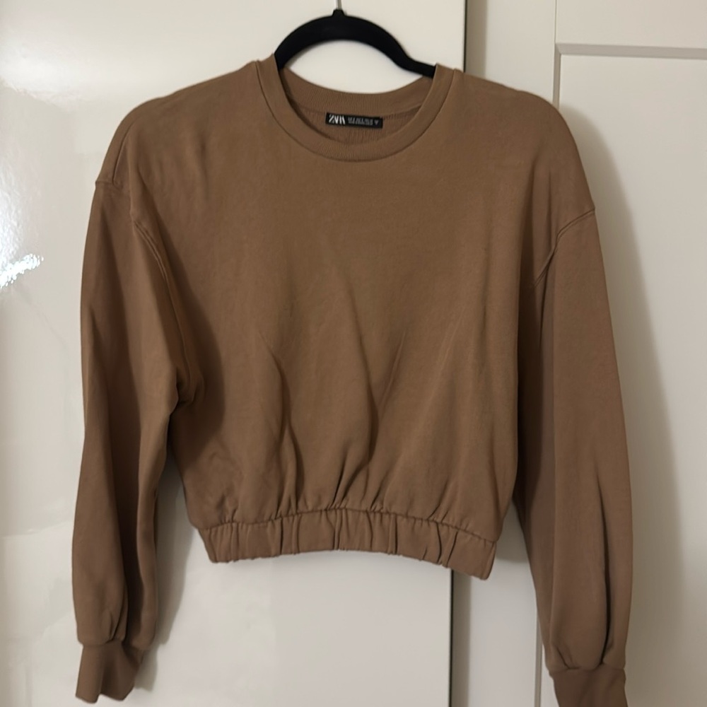 Zara cropped sweater